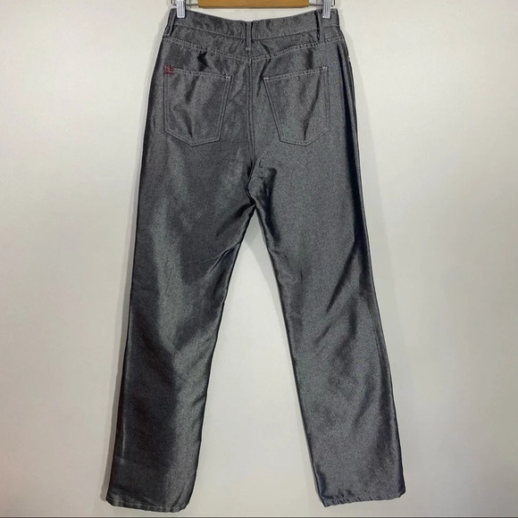 3 for $20 🌟 BDG Dark Silver Metallic Straight Leg Jeans - Picture 5 of 7